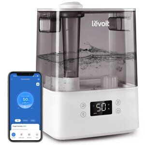 Levoit Classic 300S Ultrasonic Smart 1.58 Gallon 6 Liter Night Light Humidifier